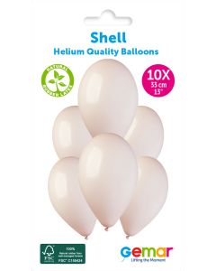 13" Shell Latex Balloons Pk10 #100 Gemar UK