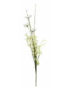Round Flower Stem Ivory