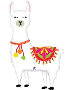 45" Llama Shape Foil Balloon Oaktree