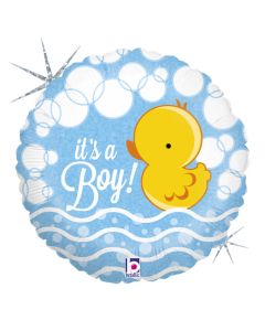 18" Bubble Ducky Boy