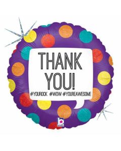 18" Hastag Thank You Grabo