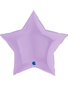 36" Matte Lilac Star Foil Balloon Grabo