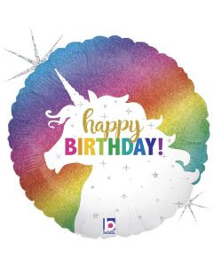 18" Unicorn Birthday Foil Grabo