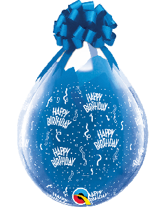 18" Diamond Clear Birthday Latex 25pk Qualatex