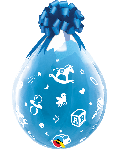 18" Diamond Clear Baby's Nursery Latex 25pk Qualatex