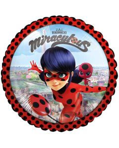 18" Miraculous Round Foul Balloon Anagram