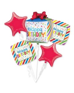 Bouquet Birthday Present Anagram