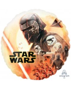 18" Star Wars IX Rise of Skywalker Round Foil Balloon Anagram
