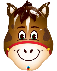 32" Hilarious Horse SuperShape Foil Balloon Qualatex