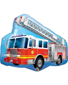 36" SHAPE RED FIRE TRUCK - 16466/1