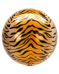 15" Tiger Print Orbz Foil Anagram