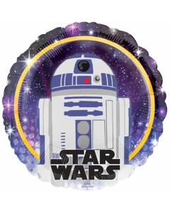 18" Star Wars Galaxy R2-D2 Round Foil Balloon Anagram