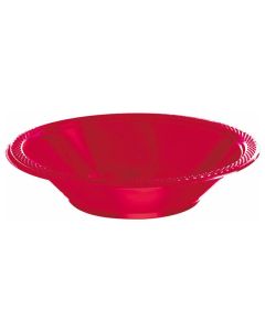 Apple Red Plastic Bowl 10pk Amscan