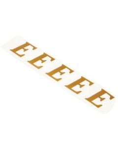 Gold Vinyl Lettering System E