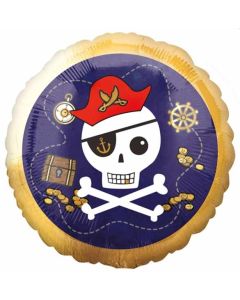 18" Pirate Round Foil Balloon Anagram