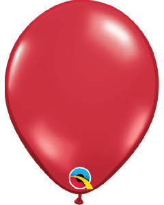 5" Round Ruby Red Pk100 Qualatex Plain Latex Balloon - 43601/1