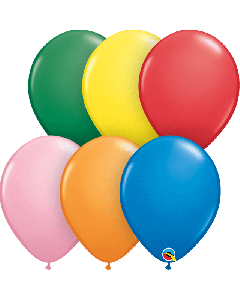 11" Standard Mix Latex 100pk Qualatex