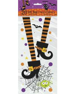 Halloween Witch Cello Bags 20pk Unique