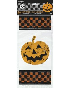 Halloween Pumpkin Cello Bags 20pk Unique