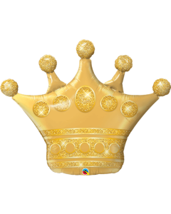 41" Golden Crown SuperShape Foil Balloon Qualatex