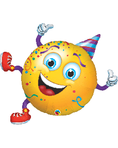 38" Smiling Party Guy SuperShape Foil Balloon Anagram