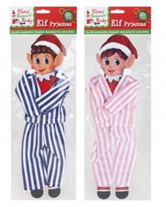 Elf On The Shelf Striped Pyjamas