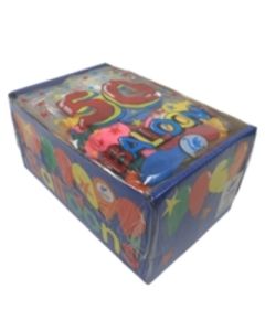 15 Bags of 50 8" Latex Balloons Multicoloured
