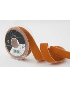 22mm Velvet Ribbon On 5M Reel Copper