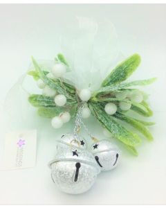 Glistering Mistletoe With Silver Bells