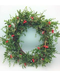 50cm Red Berry Wreath