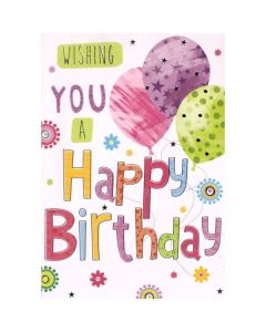 Open Birthday C50 Pk6 Cards Simon Elvin