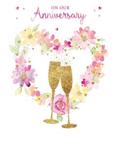 Our Anniversary C50 Pk6 Cards Simon Elvin