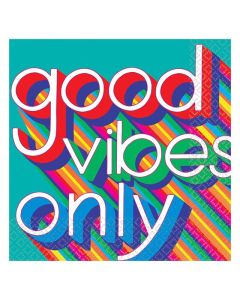 Good Vibes Napkins Amscan