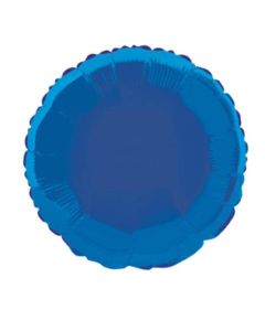 18" Royal Blue Round Foil Balloon Unpackaged Unique