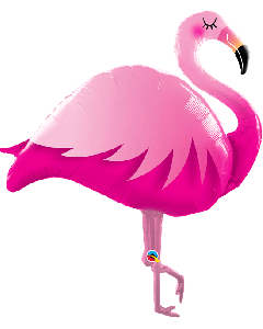 46" Pink Flamingo SuperShape Foil Balloon Qualatex