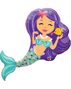38" FOIL SHAPE ENCHANTING MERMAID - 57815/1