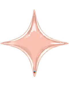 40" Rose Gold Starpoint Foil Balloon Unpackaged Qualatex