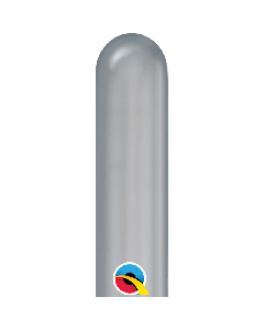 260Q Silver Latex 100pk Qualatex
