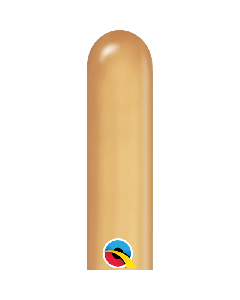 260Q Chrome Gold Latex 100pk Qualatex