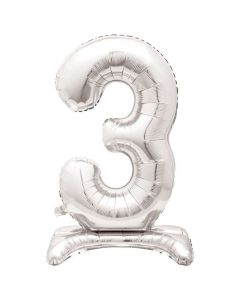 30" AIR FILL STANDING SILVER NUMBER 3 - 59583