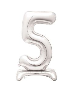 30" AIR FILL STANDING SILVER NUMBER 5 - 59585