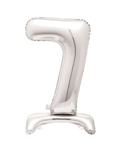 30" AIR FILL STANDING SILVER NUMBER 7 - 59587