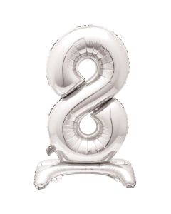 30" AIR FILL STANDING SILVER NUMBER 8 - 59588