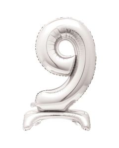 30" AIR FILL STANDING SILVER NUMBER 9 - 59589