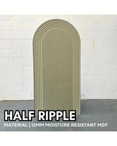 Half Ripple Board 5ft MDF Prop (Hayden's Pop And Prop Shop)
