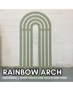 Rainbow board 5ft MDF Prop (Hayden's Pop And Prop Shop)
