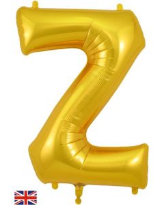 34" Letter Z Gold