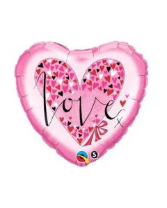18" Love Little Hearts Qualatex