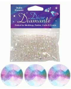 Iridescent Diamante Diamonds Decoration 6mm Oaktree