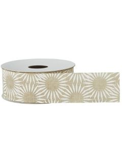 Amelia Ribbon Taupe 10m x 38mm Oasis